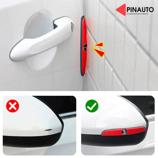 Protectores de portas anti-choque e anti-riscos (4 peças)