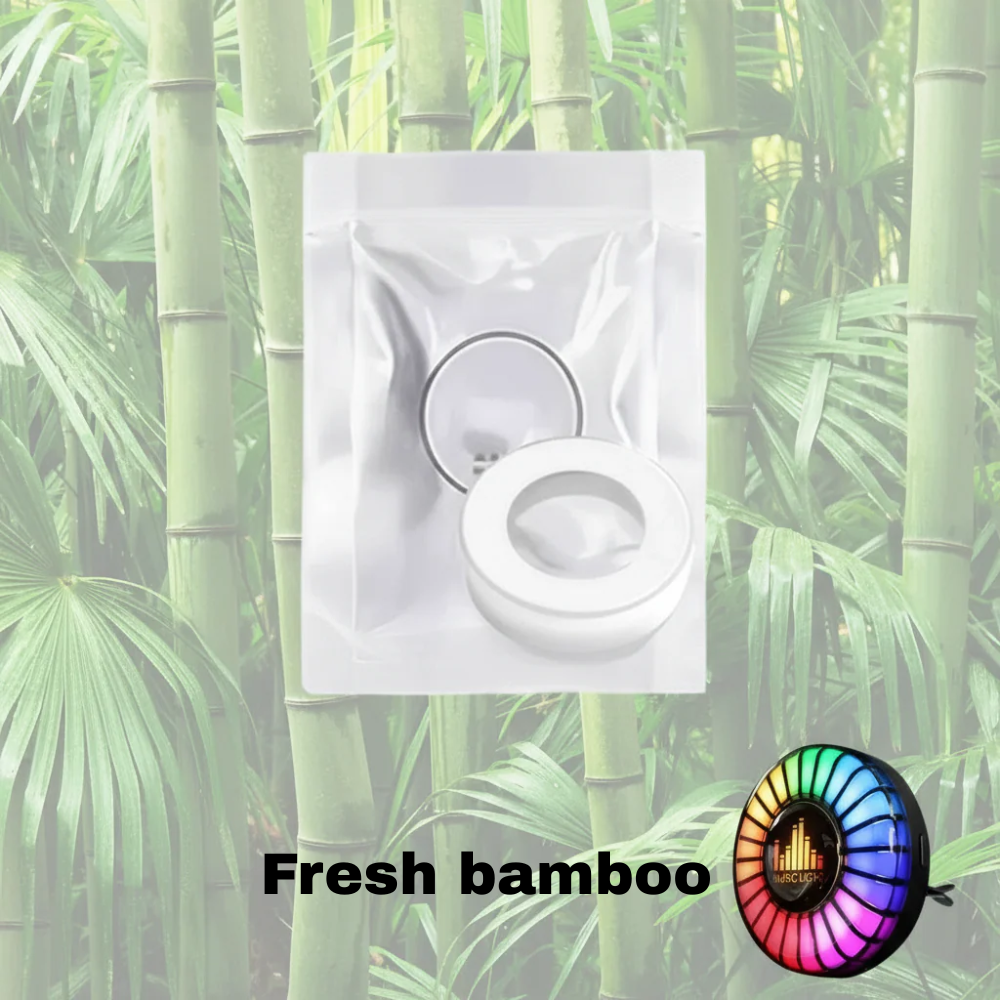 Ritm muzical Lumină LED pentru mașină cu logo (cu difuzor de aromă)